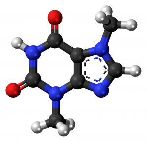 theobromine molecular model