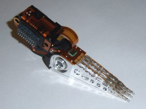 Hard Disk drive read write head chrome