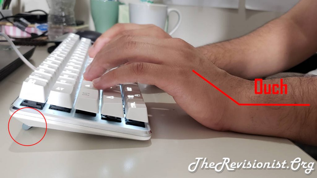 The Best Keyboard Tilt For Reducing Wrist Pain To Zero The Revisionist